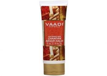 Vaadi Herbals Chandan Kesar Haldi Fairness Face Pack