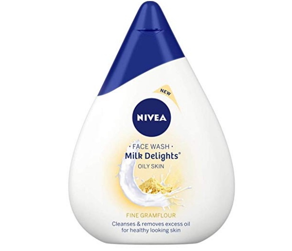 NIVEA Milk Delights Fine Gramflour Face Wash for Oily Skin