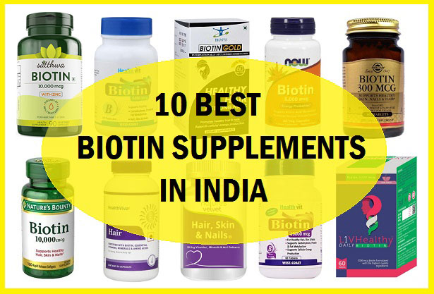 Buy Biotin 10000 mcg for hair skin  nails at best price in India   Nutrabox India