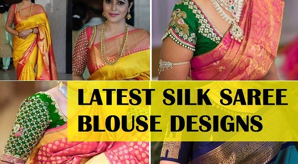 16 Amazing Blouse Work Designs For Pattu Sarees • Keep Me Stylish