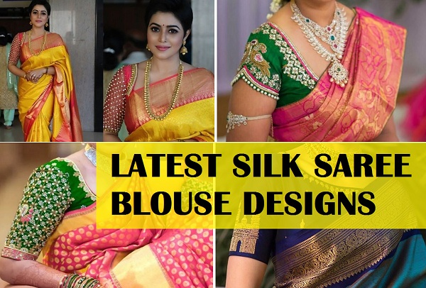 100+ Silk Saree Blouse Neck Designs Catalogue Images - TailoringinHindi