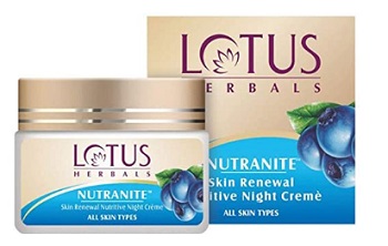 Lotus Herbal Nutranite Skin Renewal Nutritive Night Cream