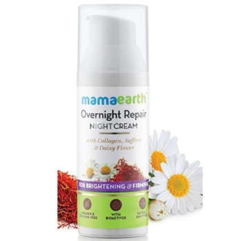 Mamaearth Skin Repair Night Cream for Glowing Skin