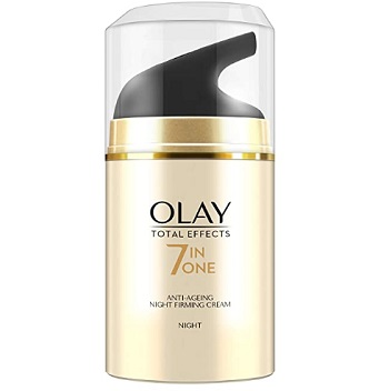 Olay Night Cream Total Effects 7 in 1, Anti-Ageing Moisturiser,