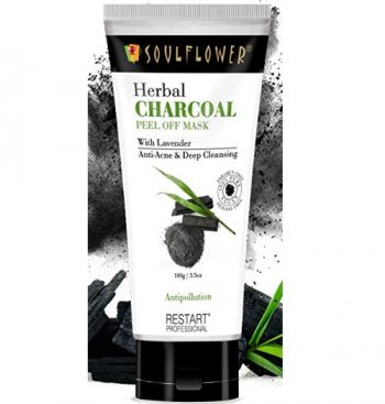 Soulflower Herbal Charcoal Peel Off Mask with Lavender