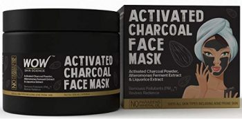 WOW Activated Charcoal Face Mask