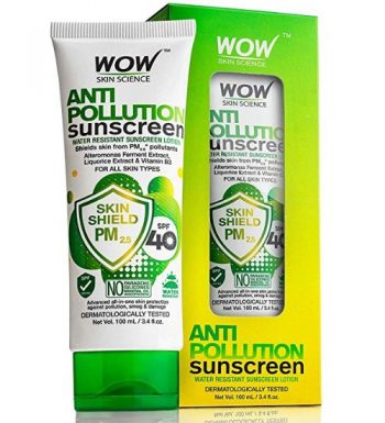 WOW Anti Pollution SPF40 Water Resistant Sunscreen Lotion