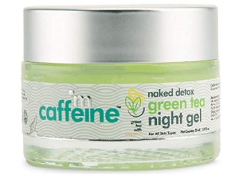 mCaffeine Naked Detox Green Tea Night Gel Moisturization
