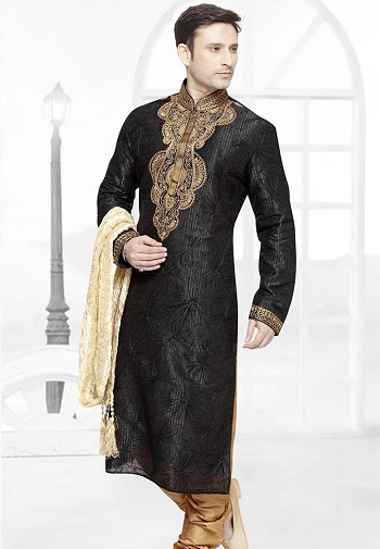 Black Kurta For Men