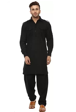 Black kurta discount pajama design 2021