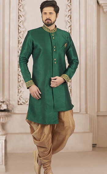 Indo Western Pathani Kurta Pajama For Groom