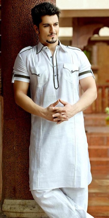 Latest Half Sleeve Pathani Kurta