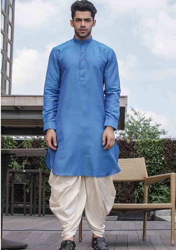 Linen Pathani Kurta for Men