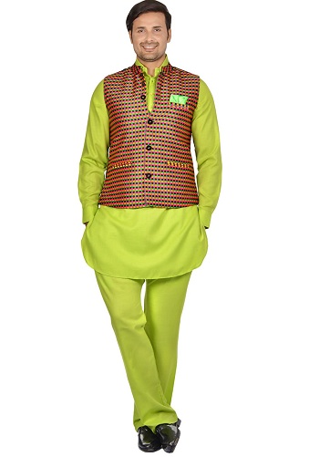 Pathani Suit For Men With Jacket