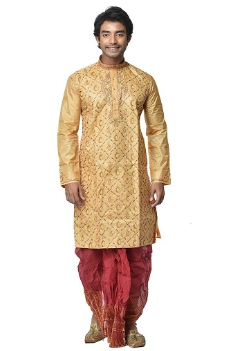 Traditional Bengali Dhoti Kurta