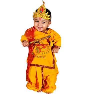 krishna dress for 3 year boy
