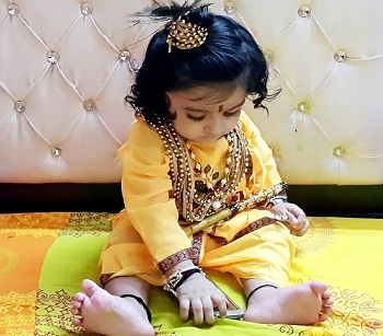 krishna dress for 2 year boy