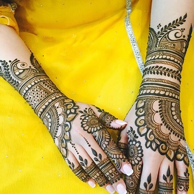 Arabic and Turkish Eid Mehndi Design