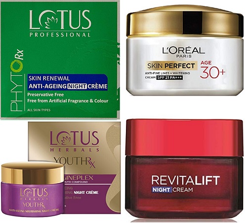 top 10 anti ageing creams in india)