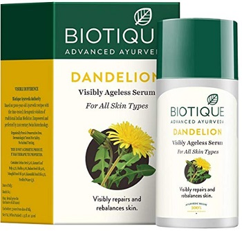 Biotique Bio Dandelion Visibly Ageless Serum