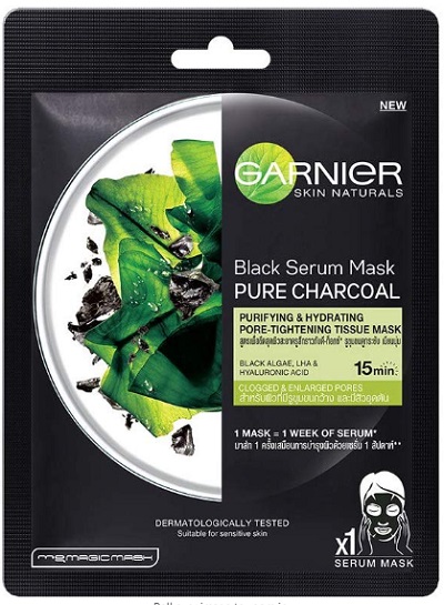 Garnier Charcoal Face Serum Sheet Mask