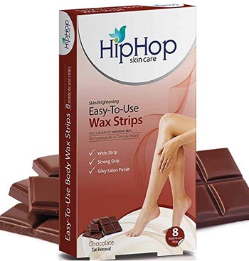 HipHop Chocolate Body Wax Strips with Argan Oil