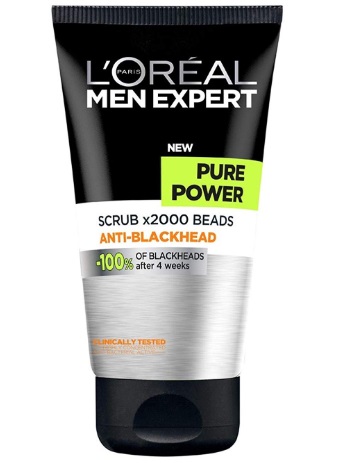 L'Oreal Men Expert Power Scrub x2000 Beads Anti-Blackhead Face Wash