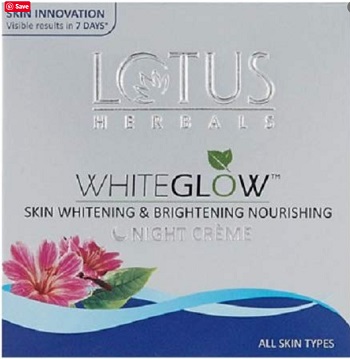 Lotus Herbals White Glow Skin Whitening and Brightening Night Cream