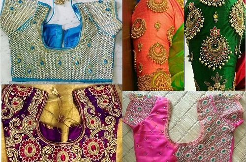 115 Latest Maggam Work Blouse Designs for (2023): Images & Catalogue ...