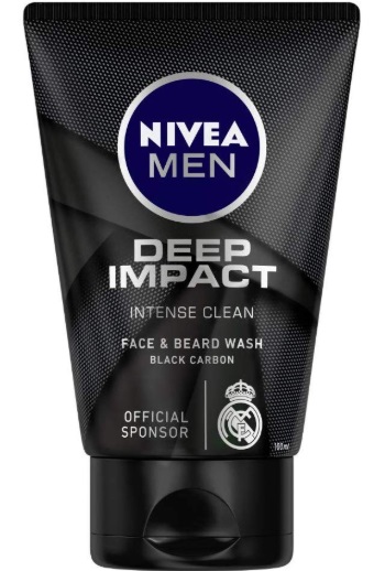 Nivea Men Deep Impact Intense Clean Face & Beard Wash