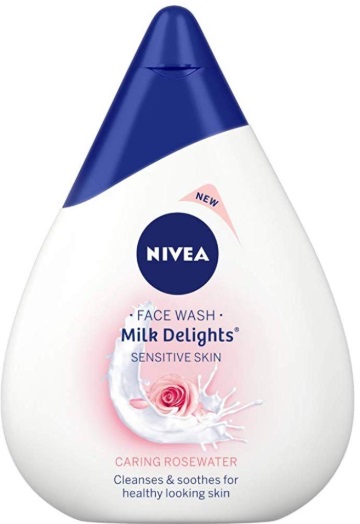 Nivea Milk Delights Caring Rosewater Face Wash (Sensitive Skin)