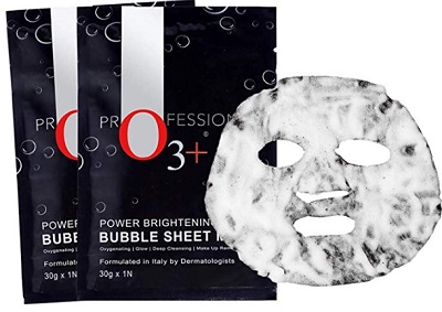 O3+ Power Brightening Bubble Sheet Mask (2)