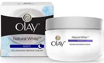 Olay Natural White Night Nourishing Repair Cream