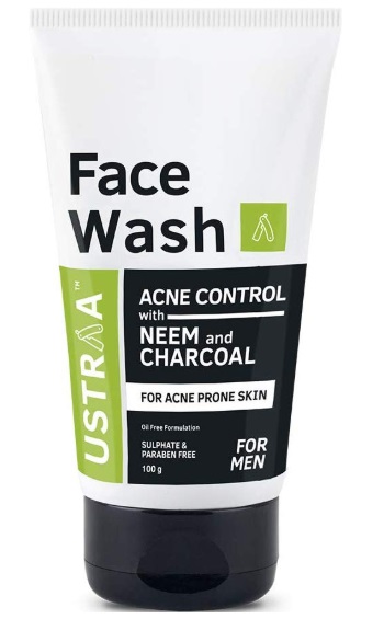 Ustraa Face Wash for Acne Control with Neem and Charcoal