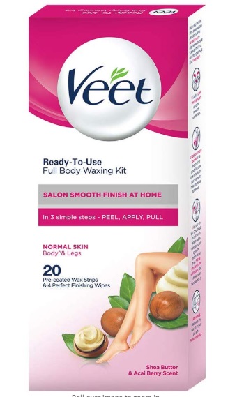Veet Full Body Waxing Kit for Normal Skin