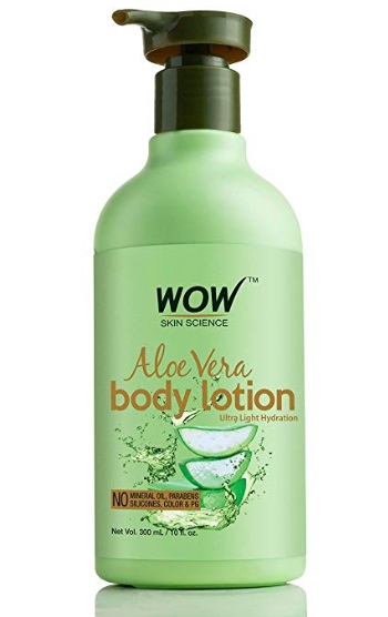 WOW Aloe Vera Body Lotion, Ultra Light Hydration