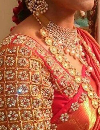 bridal maggam blouse design