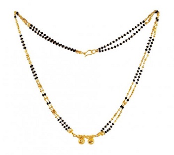 double chain Gold mangalsutra