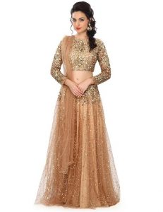 lehenga full sleeve blouse