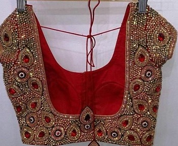 heavy maggam work blouse