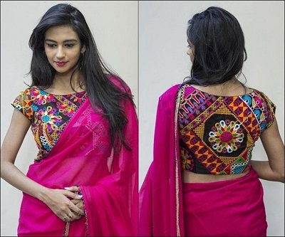 kutch embroidered blouse design