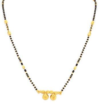 light weight gold mangalsutra