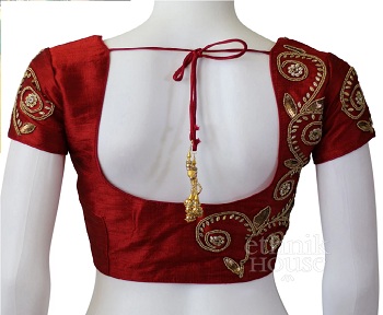 simple maggam blouse design