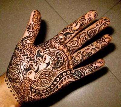 Arabic Asian simple mehndi design