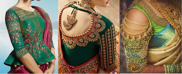 100 Latest Bridal Saree Blouse Designs For Sarees And Lehengas
