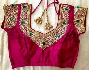 100 Latest Bridal Saree Blouse Designs For Sarees and Lehengas - Tips ...