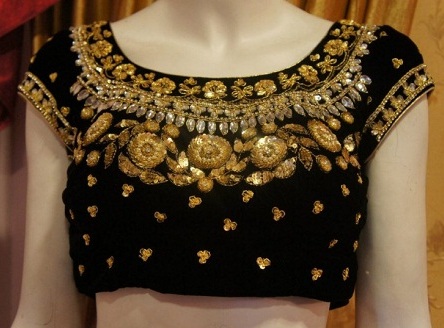Embroidered and Sequin Bridal Blouse