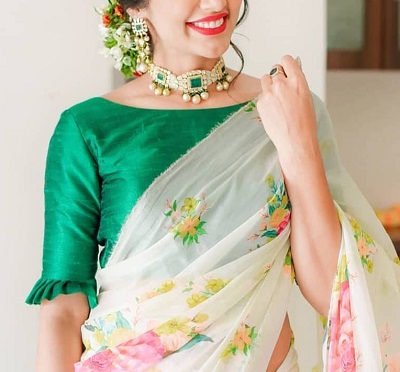 2022 New Frill or Ruffle Saree Design | Latest Stylish Party Wear Ruffle  Saree outfit | chiffon, sari, party, image, clothing | 2022 New Frill or  Ruffle Saree Design | Latest Stylish