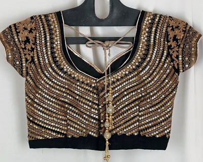 Sequin Studded Bridal Blouse
