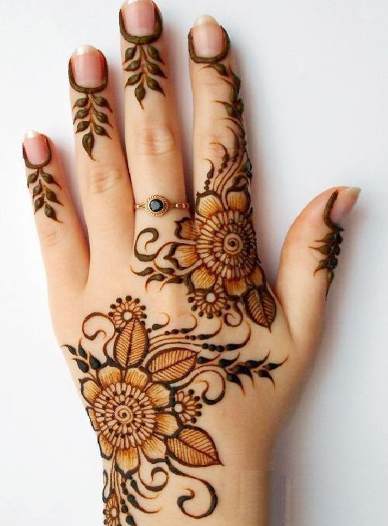 arabic mughlai simple mehndi design